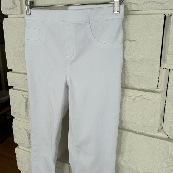 SPANX Jean-ish Ankle Leggings Regular Inseam in White Size Medium - Picture 9 of 16